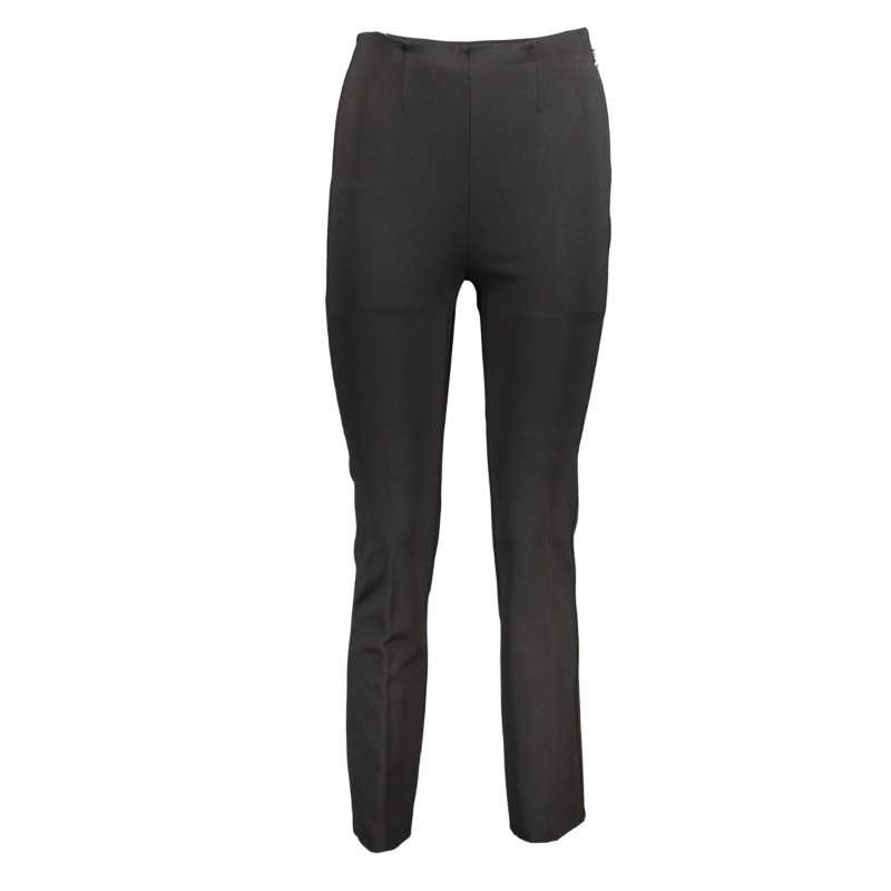 PATRIZIA PEPE BLACK WOMEN'S TROUSERS