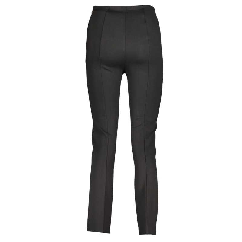 PATRIZIA PEPE BLACK WOMEN'S TROUSERS