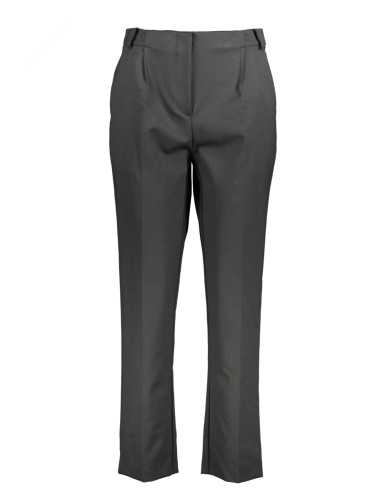 PATRIZIA PEPE BLACK WOMEN'S TROUSERS