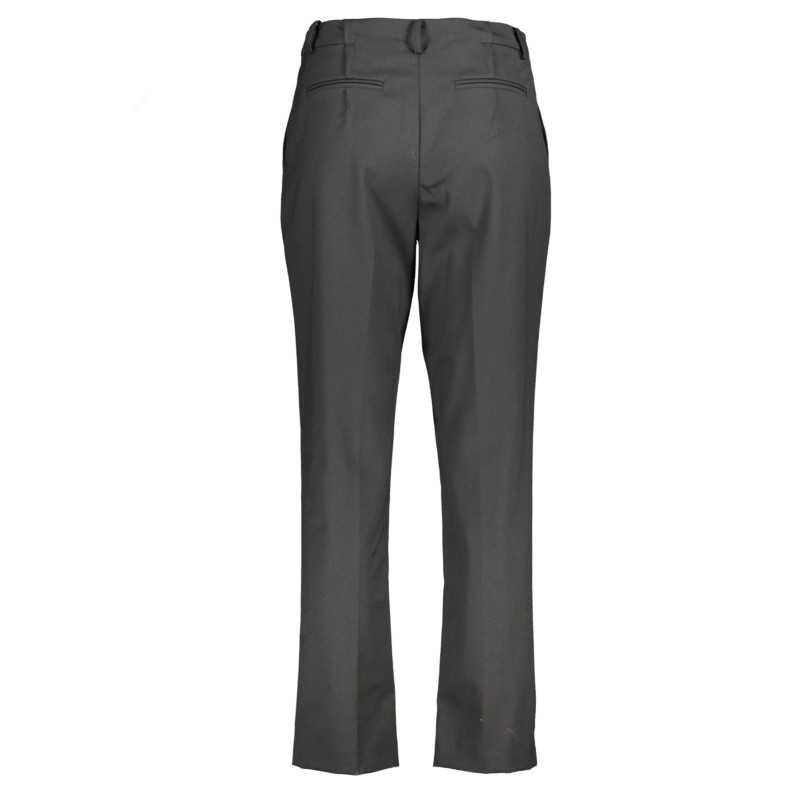 PATRIZIA PEPE BLACK WOMEN'S TROUSERS