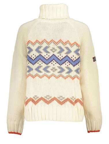 NAPAPIJRI WOMEN'S BEIGE SWEATER