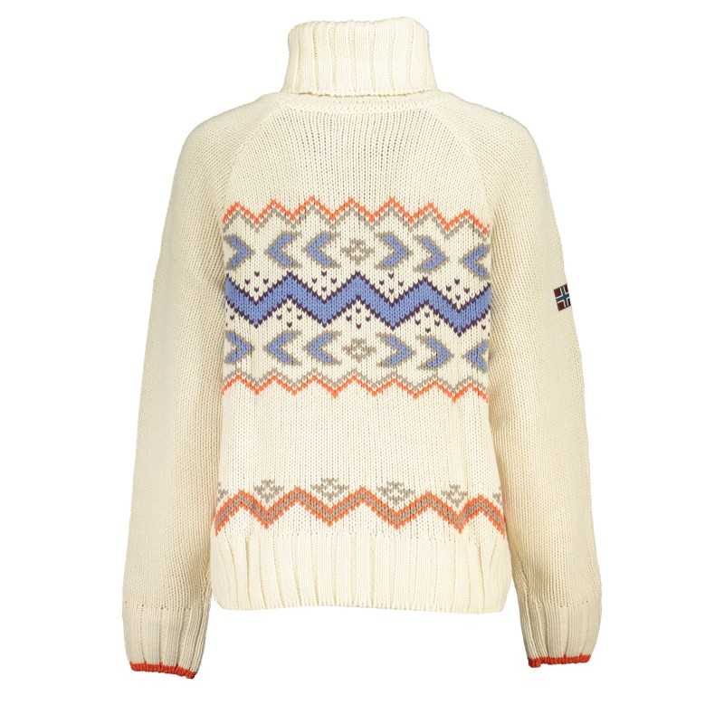 NAPAPIJRI WOMEN'S BEIGE SWEATER