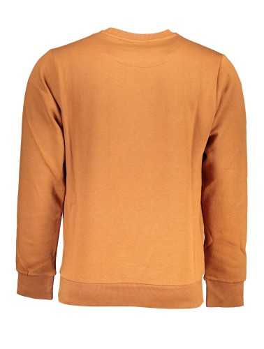 US GRAND POLO MEN'S BROWN ZIPLESS SWEATSHIRT