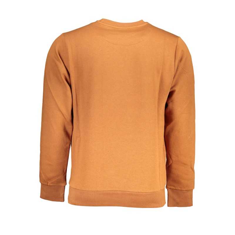 US GRAND POLO MEN'S BROWN ZIPLESS SWEATSHIRT