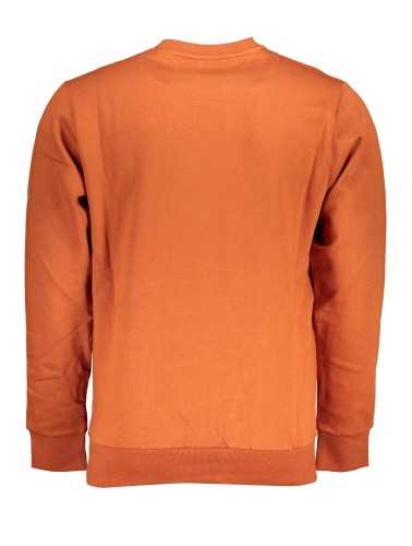 US GRAND POLO MEN'S BROWN ZIPLESS SWEATSHIRT