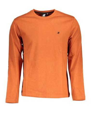 US GRAND POLO MEN'S LONG SLEEVE T-SHIRT BRONZE