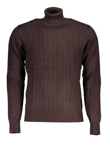 US GRAND POLO MEN'S BROWN SWEATER