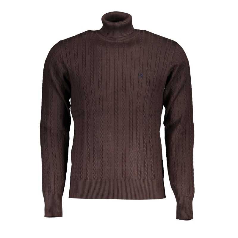 US GRAND POLO MEN'S BROWN SWEATER