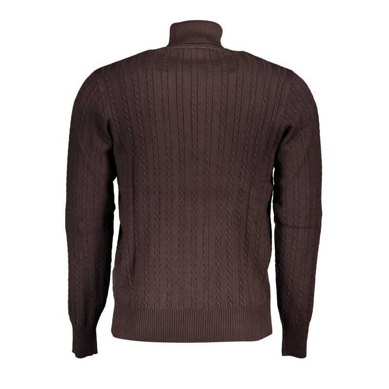 US GRAND POLO MEN'S BROWN SWEATER