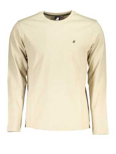 US GRAND POLO MEN'S LONG SLEEVE T-SHIRT BEIGE