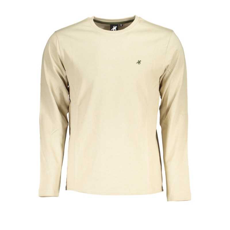 US GRAND POLO MEN'S LONG SLEEVE T-SHIRT BEIGE