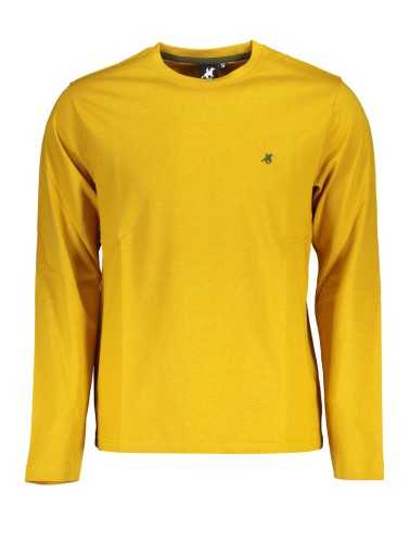 US GRAND POLO MEN'S LONG SLEEVE T-SHIRT YELLOW