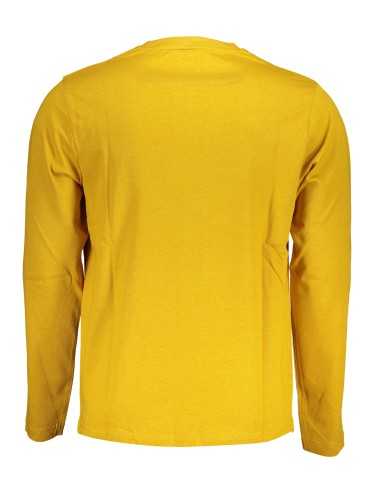 US GRAND POLO MEN'S LONG SLEEVE T-SHIRT YELLOW