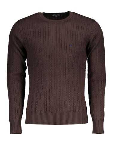 US GRAND POLO MEN'S BROWN SWEATER