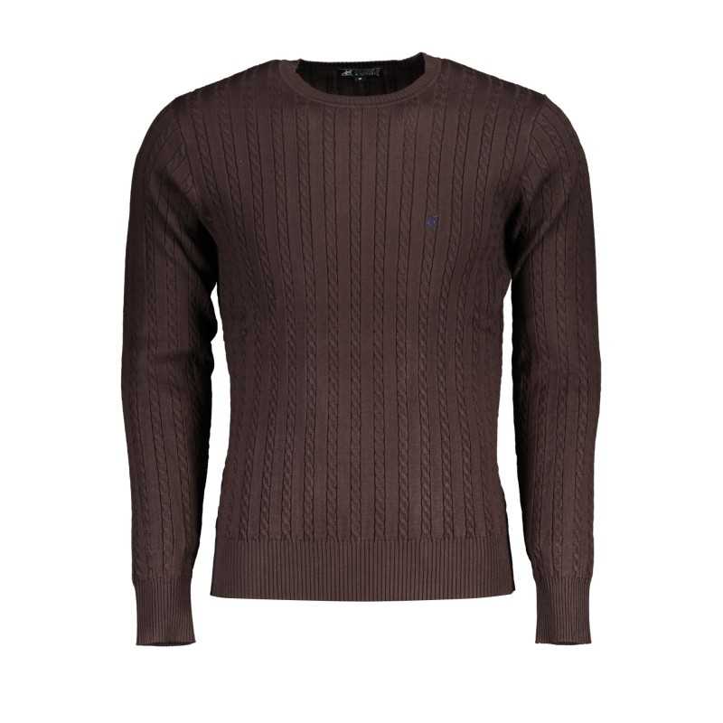 US GRAND POLO MEN'S BROWN SWEATER