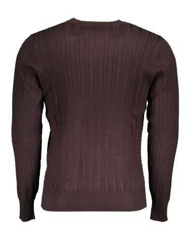 US GRAND POLO MEN'S BROWN SWEATER