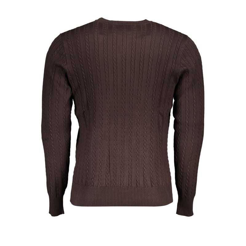 US GRAND POLO MEN'S BROWN SWEATER