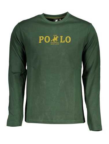 US GRAND POLO MEN'S LONG SLEEVE T-SHIRT GREEN