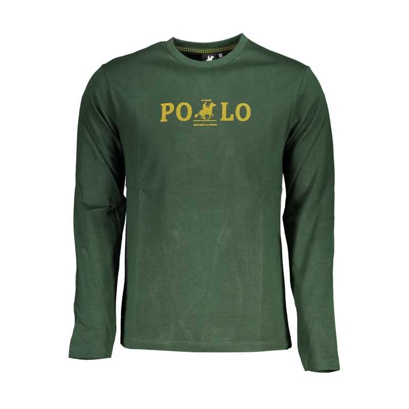 US GRAND POLO MEN'S LONG SLEEVE T-SHIRT GREEN