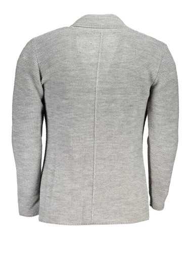 US GRAND POLO CARDIGAN MEN'S GRAY