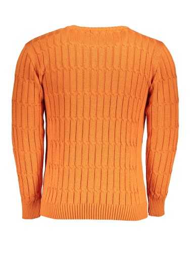 US GRAND POLO MEN'S ORANGE SWEATER