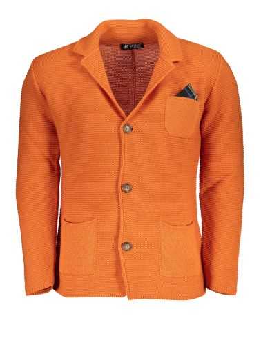 US GRAND POLO CARDIGAN MEN ORANGE