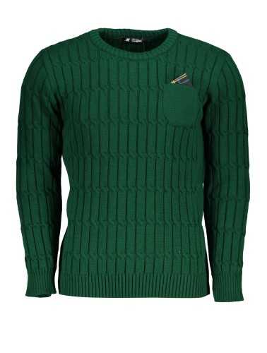 US GRAND POLO GREEN MEN'S SWEATER