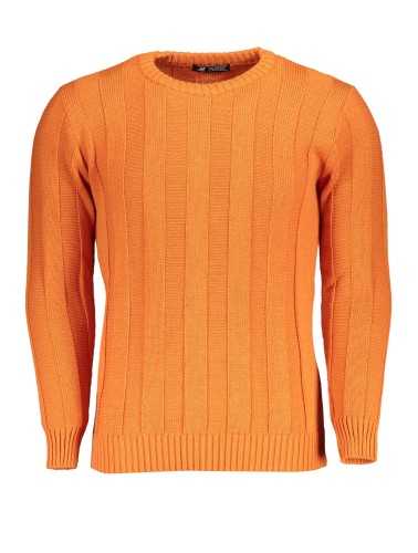 US GRAND POLO MEN'S ORANGE SWEATER