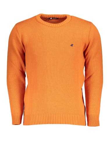 US GRAND POLO MEN'S ORANGE SWEATER