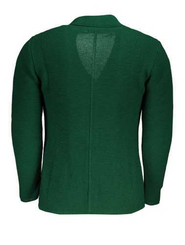 US GRAND POLO GREEN MEN'S CARDIGAN