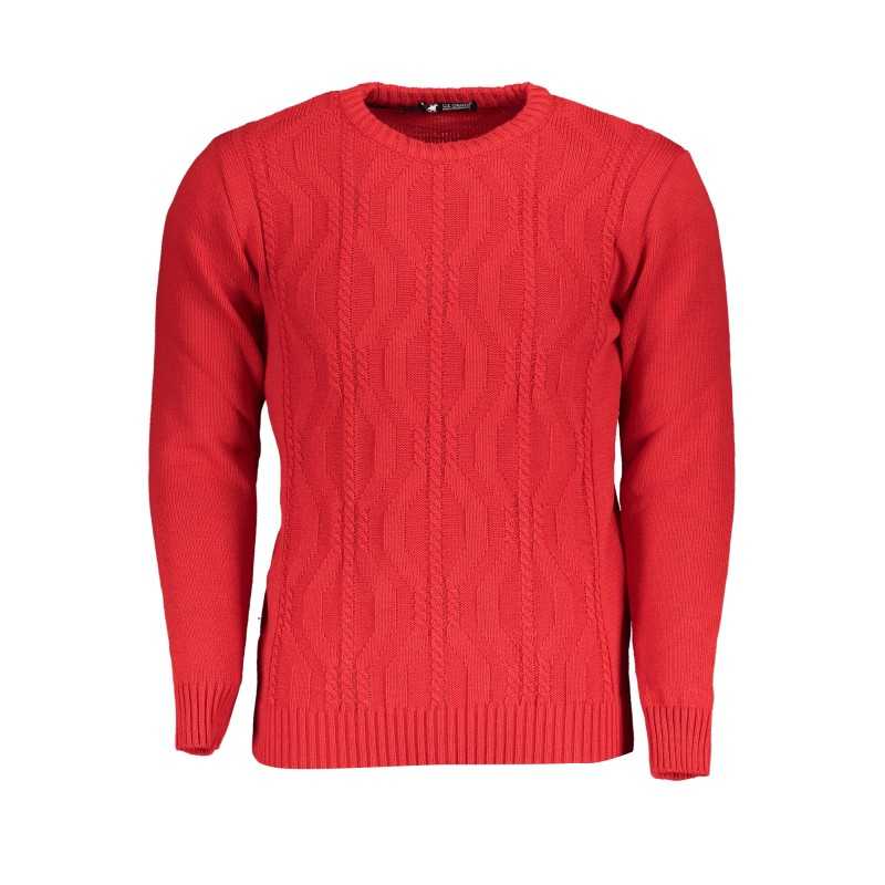 US GRAND POLO MEN'S RED SWEATER