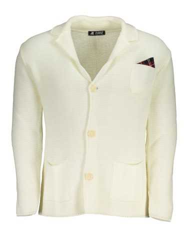 US GRAND POLO CARDIGAN MEN'S WHITE