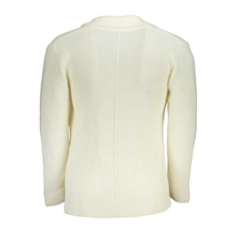 U.S. GRAND POLO CARDIGAN UOMO BIANCO