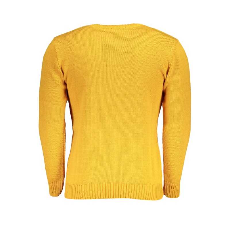 US GRAND POLO MEN'S YELLOW SWEATER