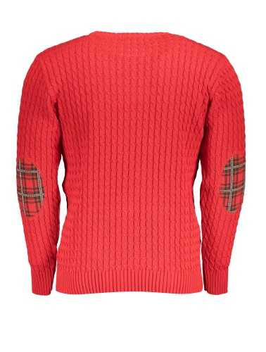 US GRAND POLO MEN'S RED SWEATER