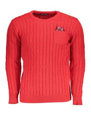 US GRAND POLO MEN'S RED SWEATER