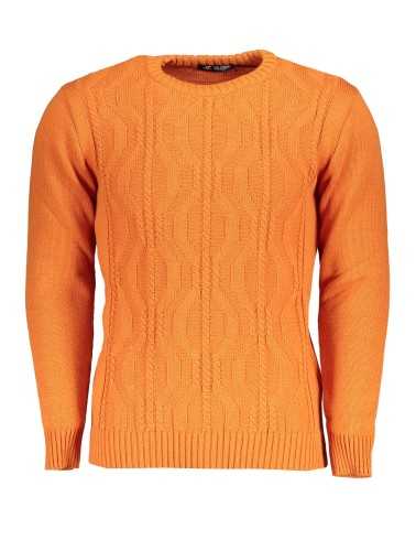 US GRAND POLO MEN'S ORANGE SWEATER