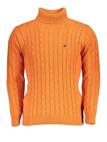 US GRAND POLO MEN'S ORANGE SWEATER