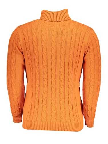 US GRAND POLO MEN'S ORANGE SWEATER