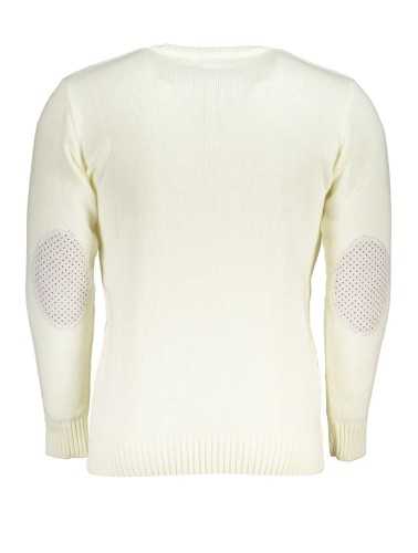 US GRAND POLO MEN'S WHITE SWEATER