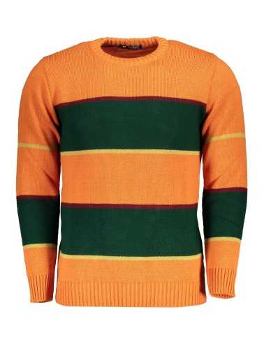 US GRAND POLO MEN'S ORANGE SWEATER