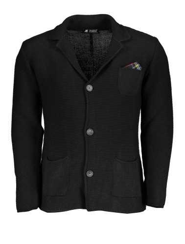 U.S. GRAND POLO CARDIGAN UOMO NERO