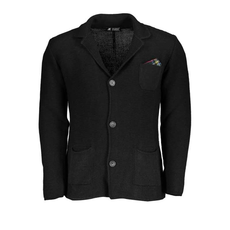 U.S. GRAND POLO CARDIGAN UOMO NERO