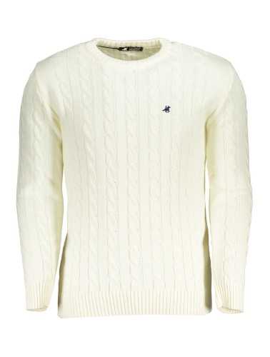 US GRAND POLO MEN'S WHITE SWEATER