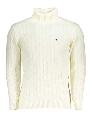 US GRAND POLO MEN'S WHITE SWEATER