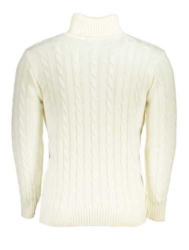 US GRAND POLO MEN'S WHITE SWEATER