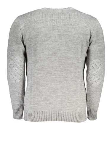 US GRAND POLO MEN'S GRAY SWEATER