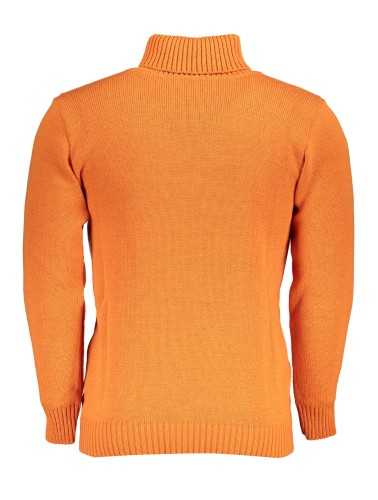 US GRAND POLO MEN'S ORANGE SWEATER