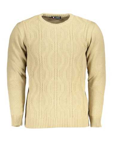 U.S. GRAND POLO MAGLIONE UOMO BEIGE