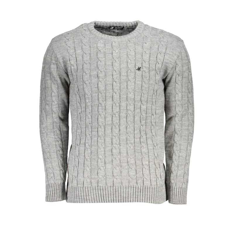 US GRAND POLO MEN'S GRAY SWEATER